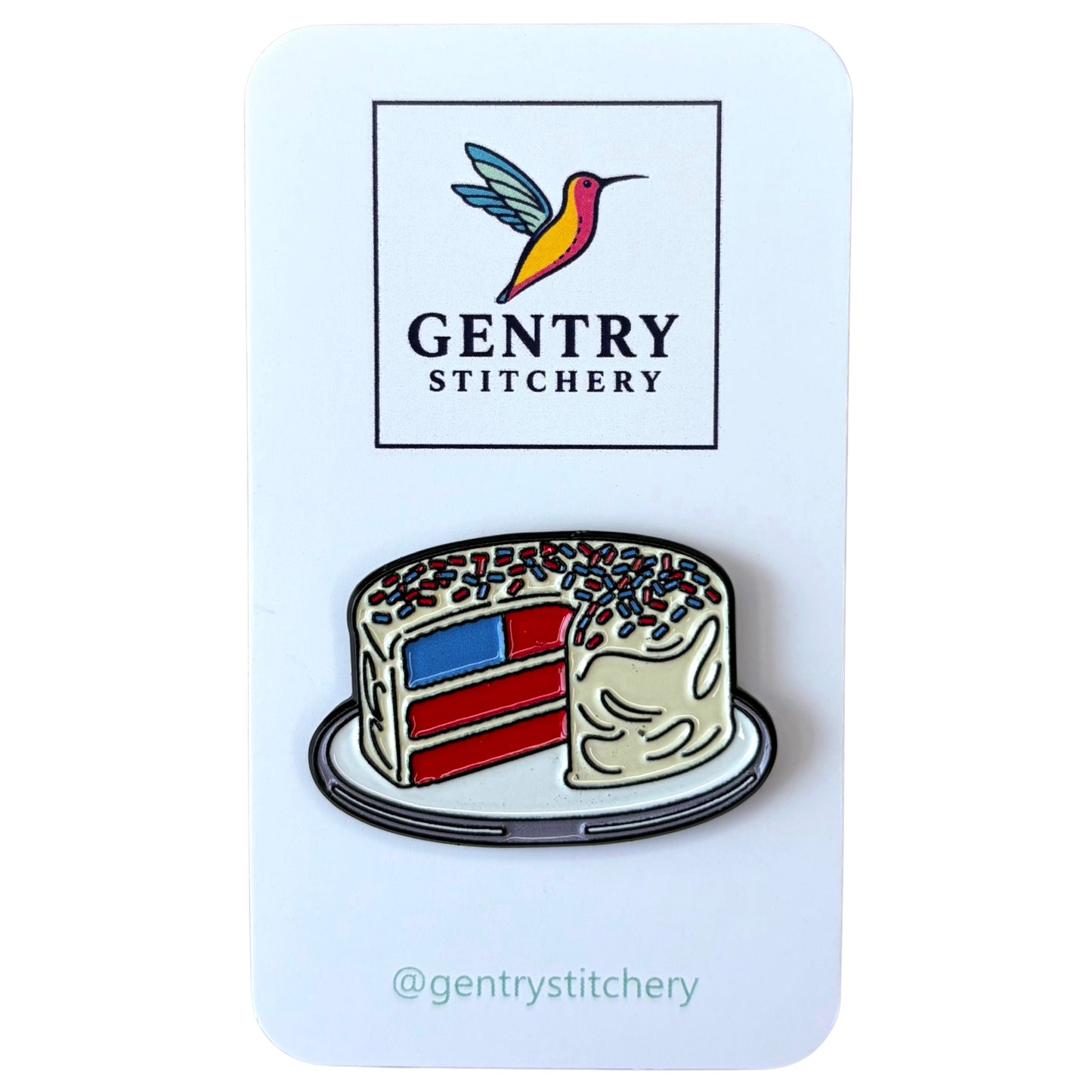 American Flag Cake Needleminder