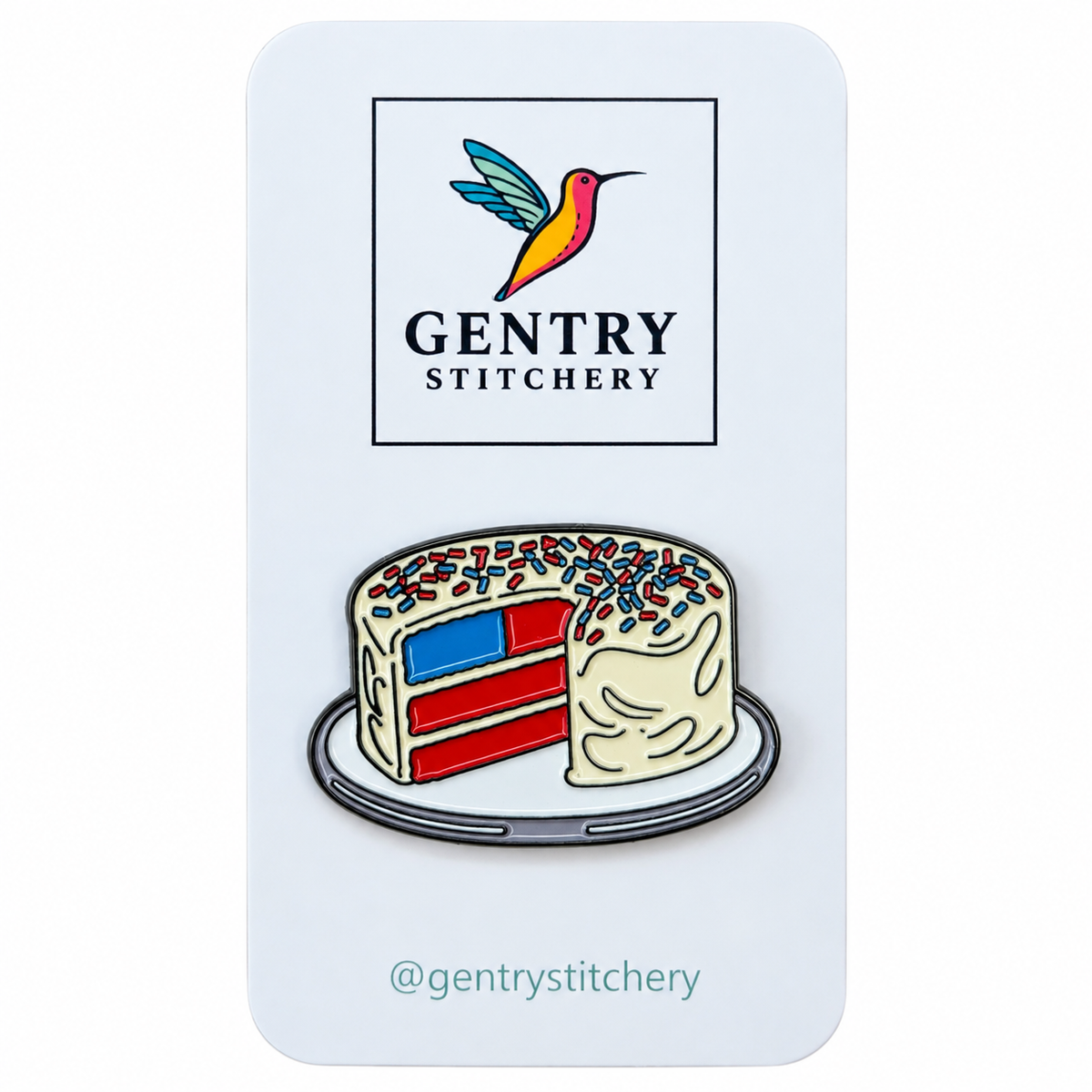 American Flag Cake Needleminder