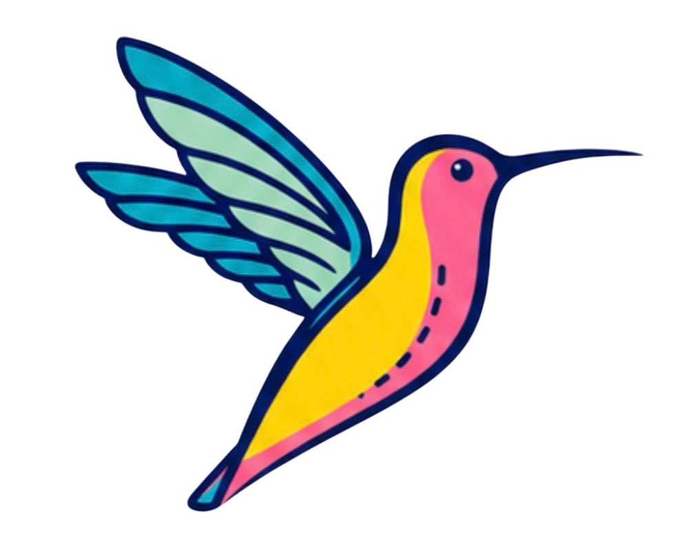 Gentry Stitchery Hummingbird Sticker