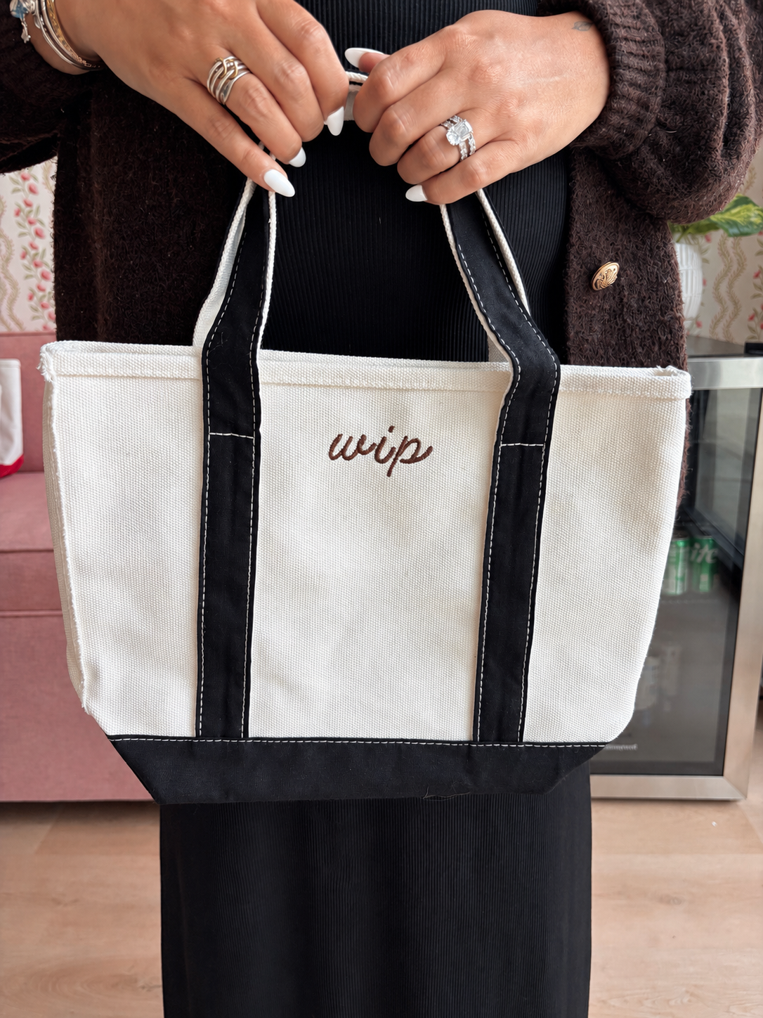 Small “wip” Boat Tote