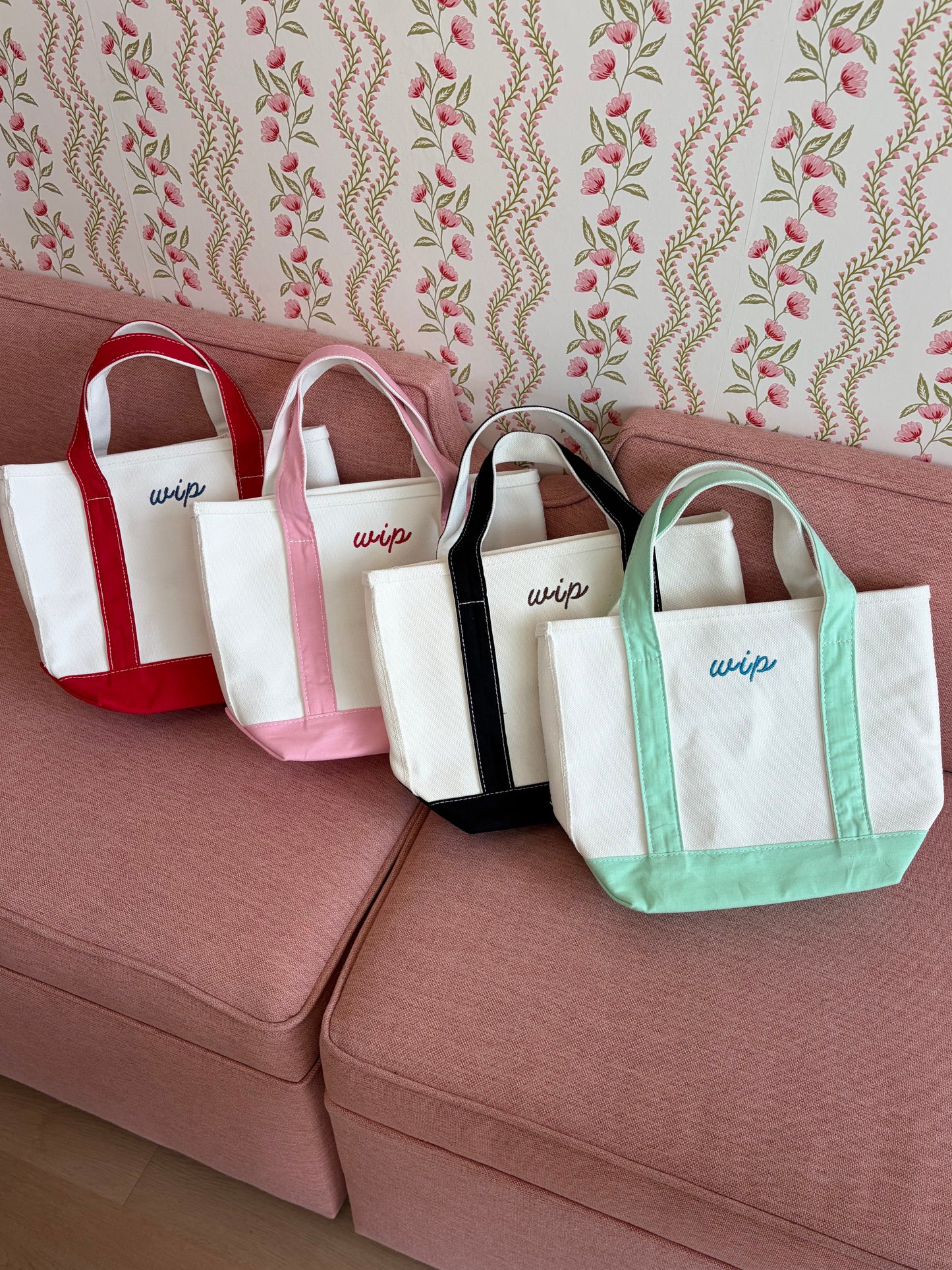 Small “wip” Boat Tote
