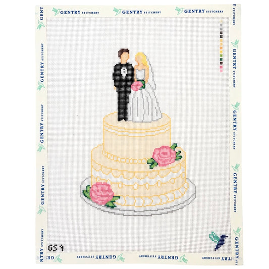 Wedding Cake (Pink Roses) Customizable