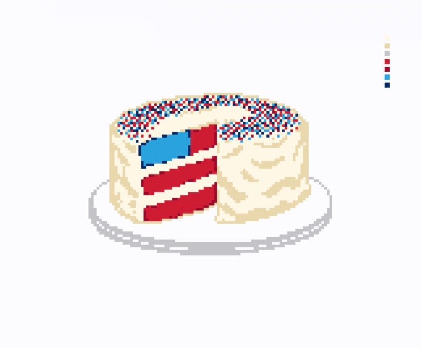 PREORDER American Flag Cake