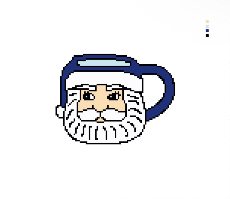 PREORDER Blue Santa Mug WHOLESALE