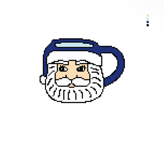 PREORDER Blue Santa Mug WHOLESALE