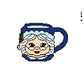 PREORDER Blue Mrs. Claus Mug WHOLESALE