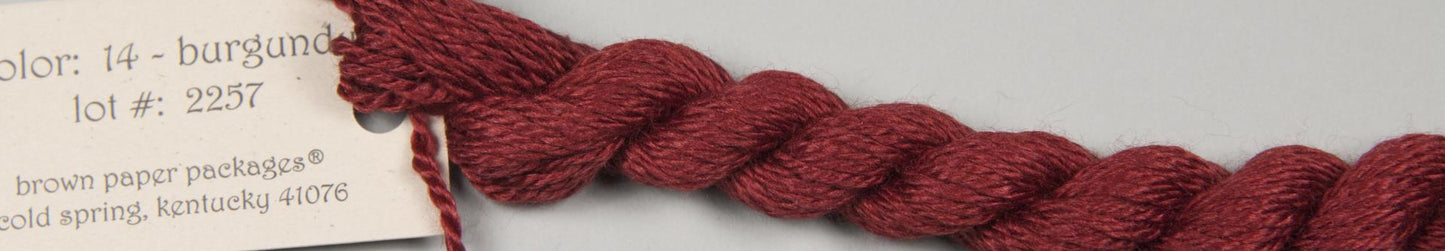 Silk and Ivory (14) Burgundy